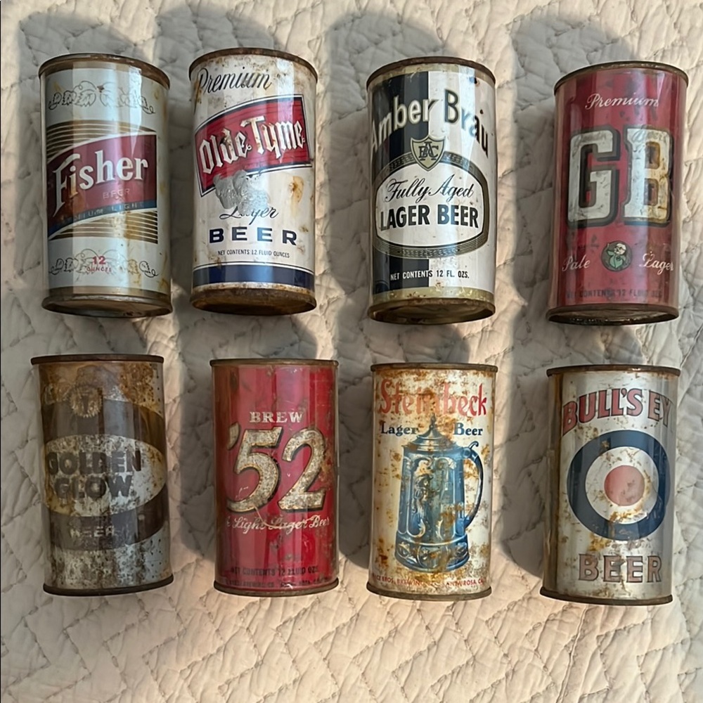 Vintage Beer Can Collection
